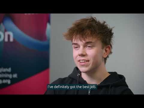 Toby found training to become a swimming teacher really rewarding.