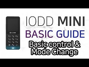 IODD MINI BASIC GUIDE [Basic control and mode select] 아이오드 미니 기본 조작 가이드(모드 관리)