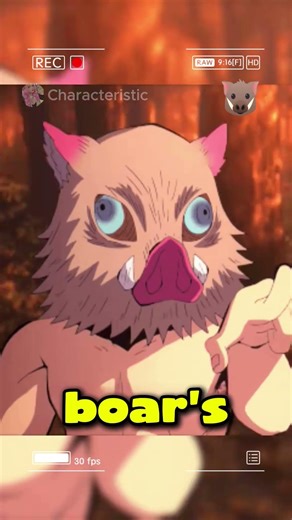 What is the meaning of Inosuke's pig head mask? #animeshorts #demonslayer #kimetsunoyaiba #anime
