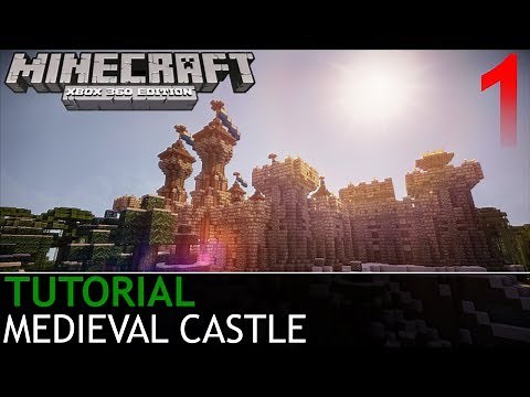 Minecraft - How to Build a Medieval Castle [Part 1/10]