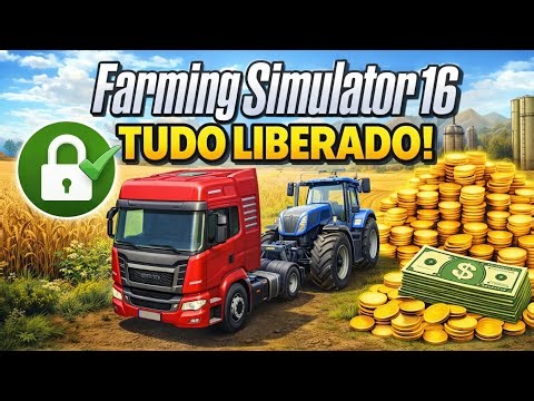 FARMING SIMULATOR 16 MOD APK 💰 DINHEIRO INFINITO + TUDO LIBERADO 🚜 (ATUALIZADO)