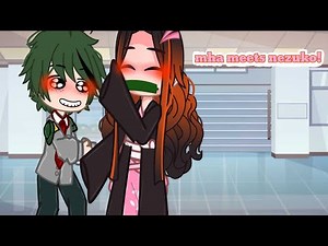 Mha meets Nezuko//mha//Demon slayer/Anime