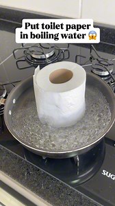 2.9M views · 19K reactions | Put toilet paper in boiling water | Rennan Tavares Ofc | Facebook