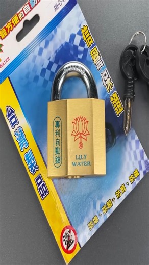 Lily Water Padlock Pick Resistance and Design Analysis