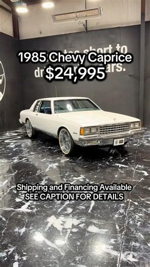 1985 Chevy Caprice $24,995