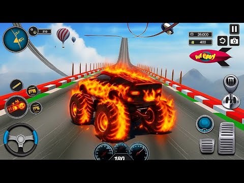 Realistic Monster Truck Driving | Off-Road Adventure & Wild Crashes