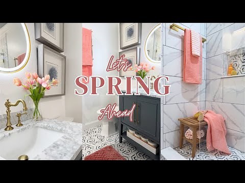 NEW! Spring Bathroom Decor Ideas