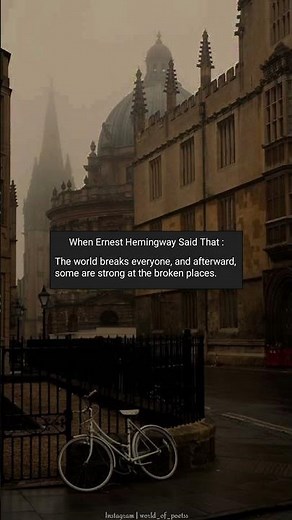 Ernest Hemingway 🍂