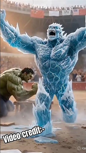 HULK vs ICE MONSTER: The Ultimate Battle! 🧊💥 | Cinematic 4K