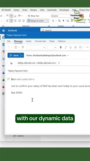 Excel Trick's | Send emails in Excel #email #exceltricks #excelformula #excelshorts #emailclient
