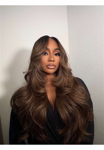 Feeling back to myself with my new Haute Hair install! Don’t forget to use my code Jalisa25 for $$$ off! Caramel Mocha pre-colored: (2) 22” (2) 24” bundles & 2x6 closure! #hairstyleinspo #blackgirlhairtok #blackgirlhair #hairtok #blackgirlhairtok