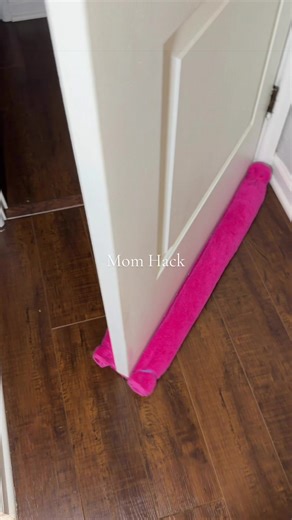 Mom Hack: Door Stopper for Noise, Light & Odor