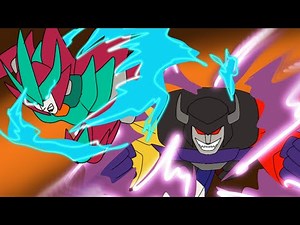 Transformers Combiner Wars Animated Ep 17.5 Super Saiyan Victorion vs Final form Menasor BATTLE!!