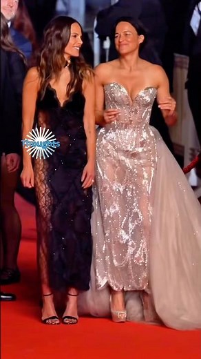 Jordana Brewster and Michelle Rodriguez dancing at The Fast and the Furious 79th Cannes Film Fest.