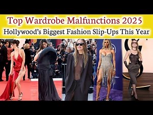 Hollywood Top Wardrobe Malfunction 2025 | Stars Who Faced The Oops Moments | celebrity wardrobe fail