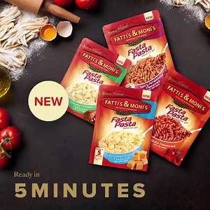 6.3K views · 153 reactions | If you’re looking for a delicious, easy and convenient meal then you have to try the brand NEW Fatti’s & Moni’s Fasta Pasta, pasta and sauce. Quick to make and available in four mouth watering flavours; perfect pasta has never been easier. Find Fasta Pasta in stores now. #FattisAndMonis #PerfectPasta #FastaPasta | Fatti's & Moni's | Facebook