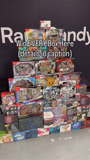 Leonhart on Instagram: "Wanna win a Pokemon card tree? Win EVERY box in this video! Download the Rare Candy App! Scan your cards; 1 Scan = 1 Entry Visit RareCandy.com; 1 Add Card To Your Collection = 1 Entry Winner announced on @rarecandy socials January 1, 2026! It’s FREE to enter & UNLIMITED scans! Good luck 🍀 #pokemon #pokemoncards #pokemontcg"