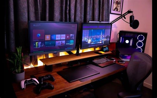 【Desk Tour】我的创意工作站，初学者的工作桌面搭建 | 桌面美学分享