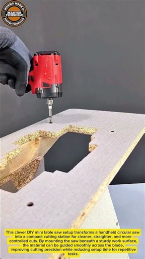 This DIY Mini Table Saw Setup Makes Woodworking Faster & More Accurate!