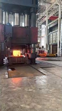 Inside the forging factory 4000T Press Crushing Everything #factory #blacksmith #industrial