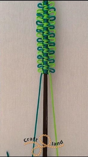How to Make a Beautiful Macrame Loop Pattern | Easy Knot Tutorial #diy