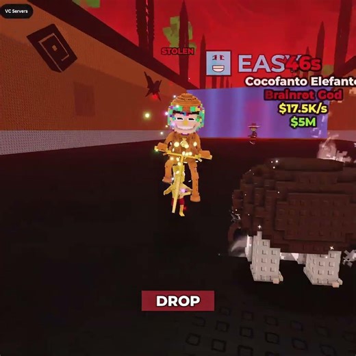 Secret escape tsunami for brainrot ( NEW UPDATE) (NEW EVENT) #roblox #robloxedit #robloxshorts