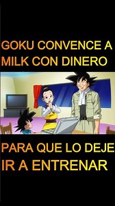 A Goku no le interesa el dinero y solo quiere entrenar #DragonBall #DBZ #DBSuper #Goku #Kaiosama