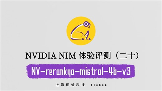 【NVIDIA NIM】 体验评测系列（二十）：rerankqa-mistral-4b-v3