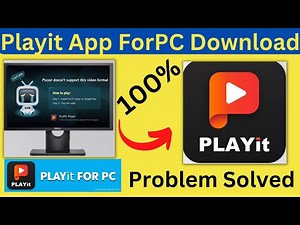 How To Fix "Playit App Install For PC Fix Problem | Laptop me playit kaise install kare I Can't Play