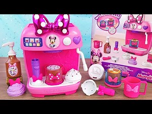 Satisfying with Unboxing Disney Minnie Mouse Rise & Shine Bowrista Set, Kitchen Toys Review ASMR