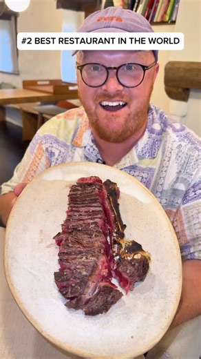 Eating With Tod on Instagram: "#2 BEST RESTAURANT IN THE WORLD 🌍 FULL VIDEO NOW LIVE ON MY YOUTUBE - We really go into detail here around the techniques, cooking and a review of EVERY DISH 🔥 📍 @asadoretxebarrioficial 🌟 If you can’t take a date, take a mate! Tag tag tag x #basque #basquecountry #steak #michelin #michelinguide #michelinstar #grill #steak #spain #spanishfood #foodie"