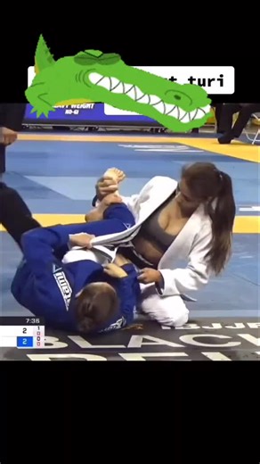 Brazilian Jiu-Jitsu Match: Male vs Female Grappling