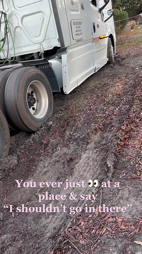 Truck Stuck in Mud Hole | Trucker Frustrations