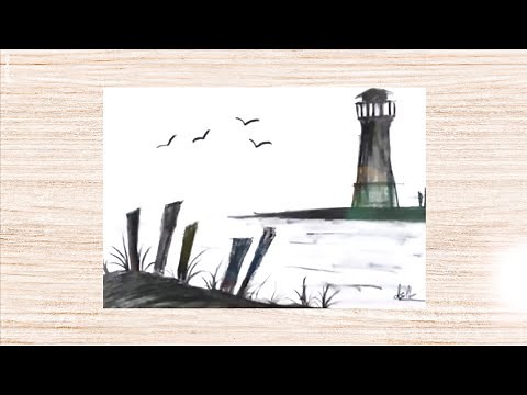 Easy Charcoal Drawing for beginners