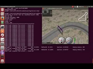 DRL training using DQN