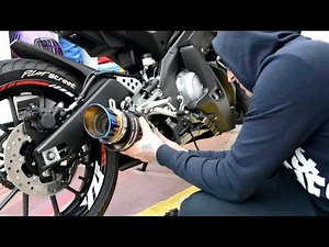Yamaha YZF R125 | BlackWidow Exhaust Install