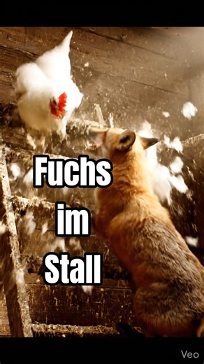 Fuchs du hast das Huhn gestohlen...Füchse im Hühnerstall...Hühnerleiter...Leben ist schnell vorbei