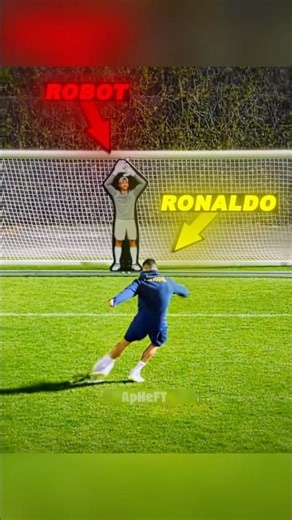 Ronaldo Vs Robot Keeper