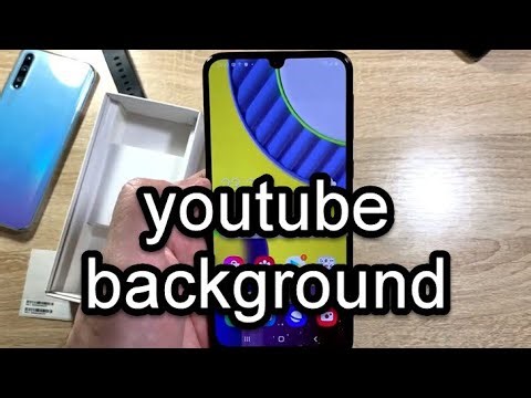 How to play youtube in background Samsung M31