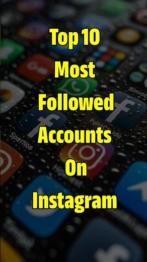 top 5 most followed accounts on instagram 😳 #shorts #mostfollowed #instagram