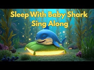 Sing Along | Sleep With Baby Shark Song | Nursery & Bedtime Lullaby — Sing Along for Toddlers