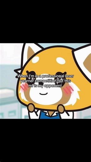 Haida is THE loser 🥹💔💔 #aggretsuko #haidaaggretsuko #aggretsukohaida #anime