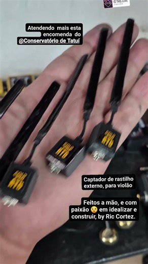 Captador de rastilho Gold Pro RT6, Já não precisar mais furar o violão #tocar #violão #captador
