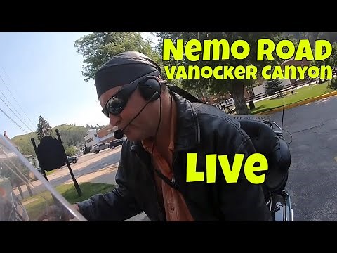 Sturgis 2025 Live Nemo Road and Vanocker Canyon Motorcycle Ride