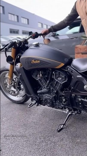 Street Style Indian Scout Bobber Custom Build | Pure Exhaust Sound #indianscoutbobber #scoutbobber