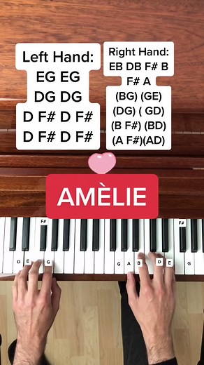 #comptinedunautreété #amelie #piano #learnontiktok #pianotutorial #easypiano