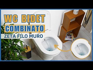 Water con Funzione Vaso Bidet ZETA Wc Multifunzione con doccetta Incorporata