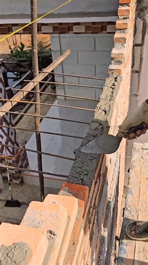 Steel Rebar Work in Construction 🎉Satisfying Build 👍 #craft #handmade #skills