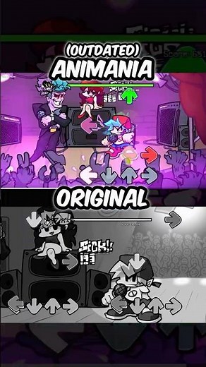 FNF WEEK 1 FRESH ANIMANIA VS ORIGINAL #fnf #fnfmod #fnfmods #shorts