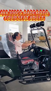9.3K views · 39K reactions | The Most Popular 4 Seater Off-road Mini Jeep 4x4 on Facyory Direct Supplying #4wheeler #minijeep #miniwillys #mademoto | Yang Emily | Facebook